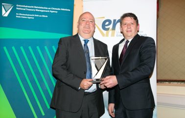Pat Dawson, Governor Cork Prison, with Pat Kirwan, Deputy Director of the SCA